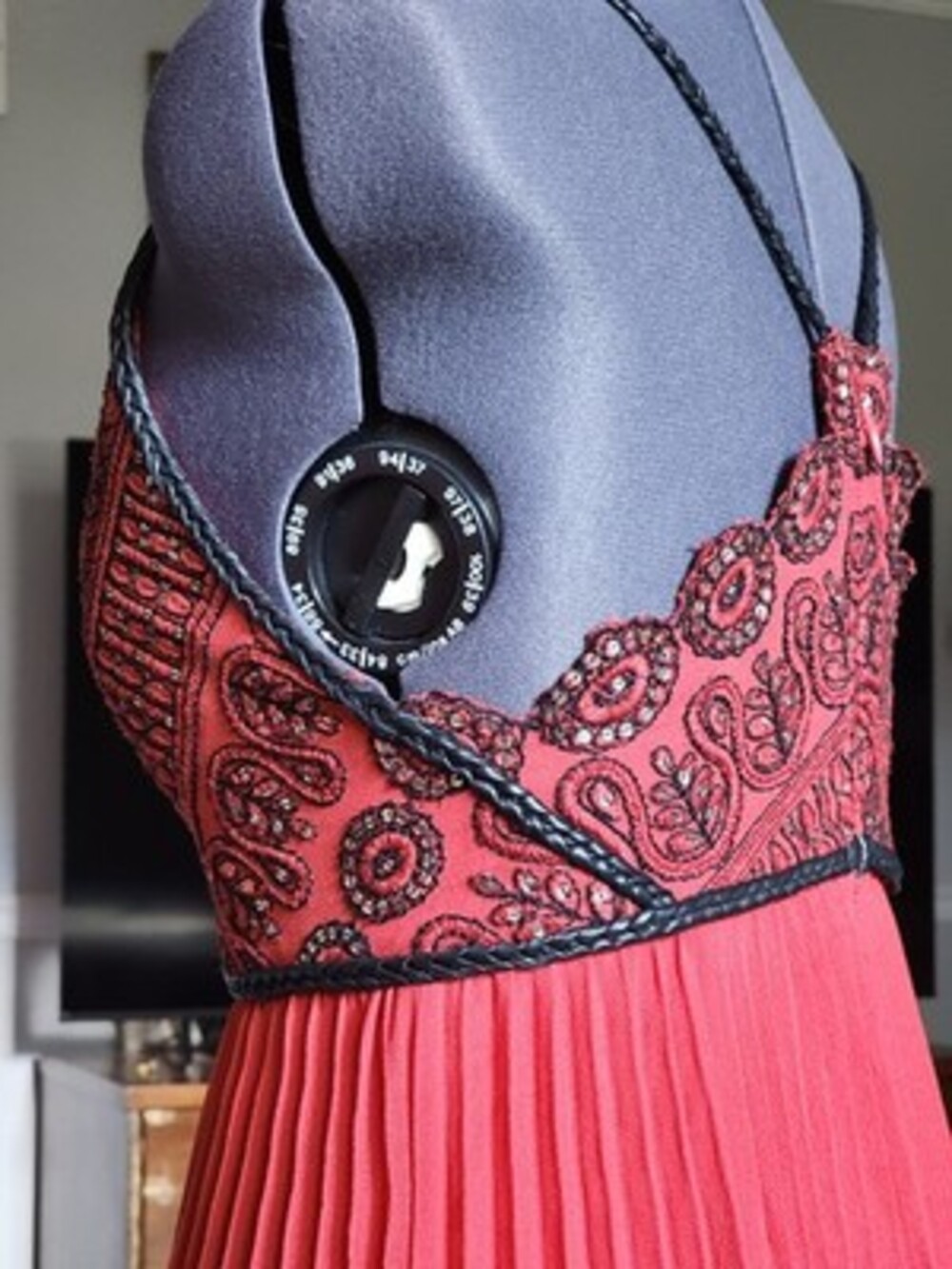 Formal Free People Belle Of The Ball Maxi Dress Gown Sz 2 - Picture 9 of 14